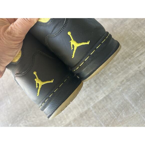 Nike Air Jordan Prime 5 Mens 10 Black Yellow Basketball Shoes 429489-070 main image 4